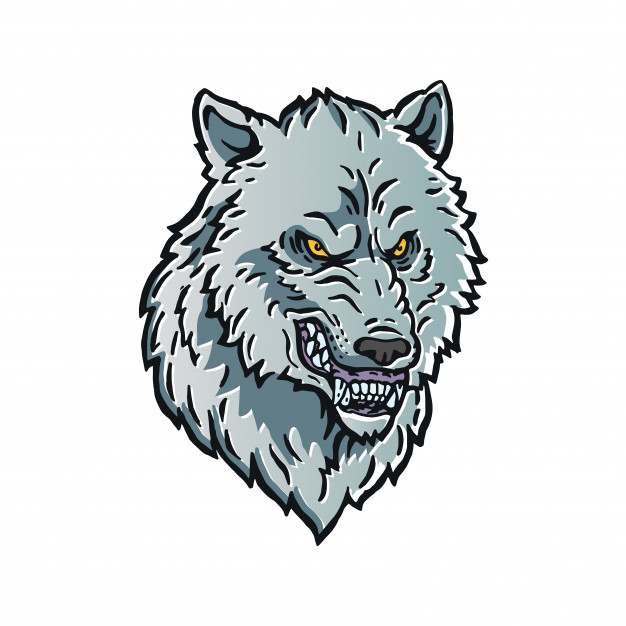 Angry Wolf Vector at Vectorified.com | Collection of Angry Wolf Vector ...