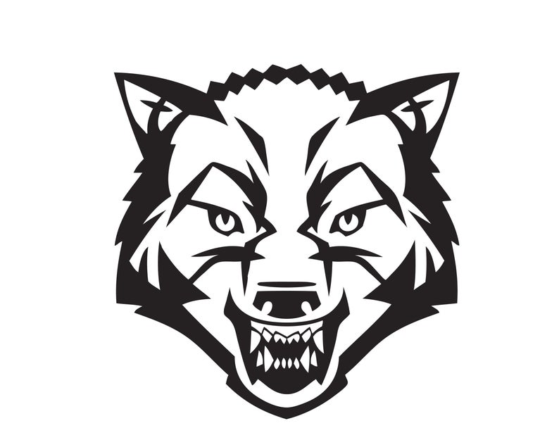 794x635 Angry Wolf Tiger Lion Panther Bear Vector Png Etsy