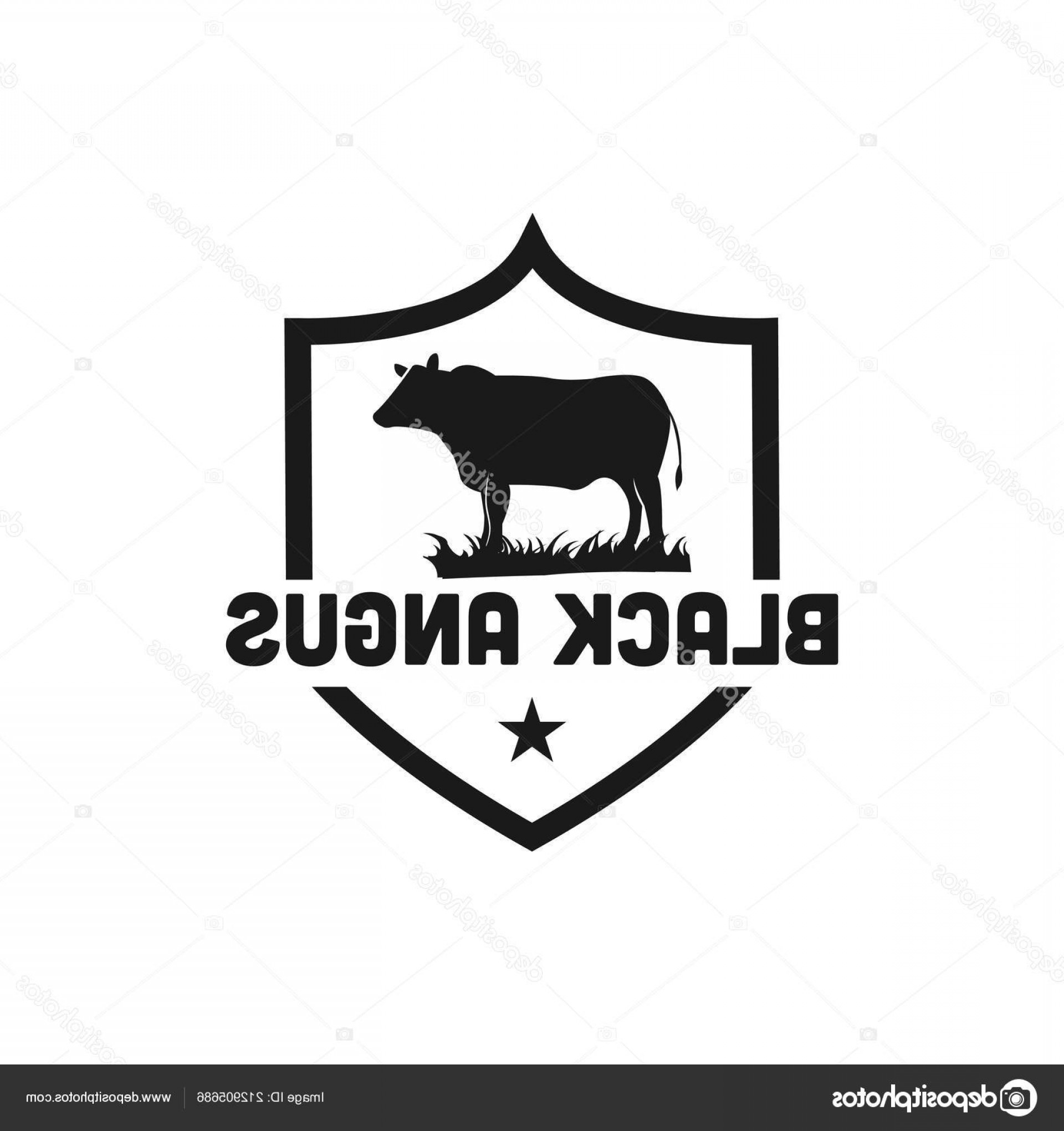 1920x2040 Stock Illustration Black Angus Cattle Logo Emblem Hoodamathrun