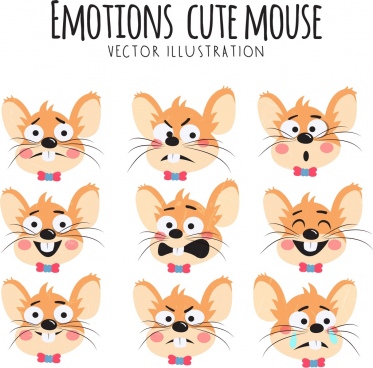 373x368 Vector Animal Face Icons Free Vector Download