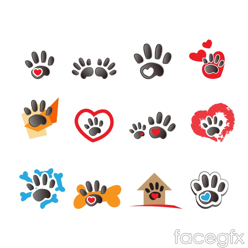 Animal Footprints Vector Logo Over Millions Vectors, Stock 800x800 Animal Footprints Vector Logo Over Millions Vectors, Stock
