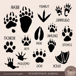 Animal Footprints Vector at Vectorified.com | Collection of Animal ...