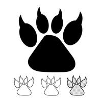 Animal Footprints Free Vector Art 200x200 Animal Footprints Free Vector Art