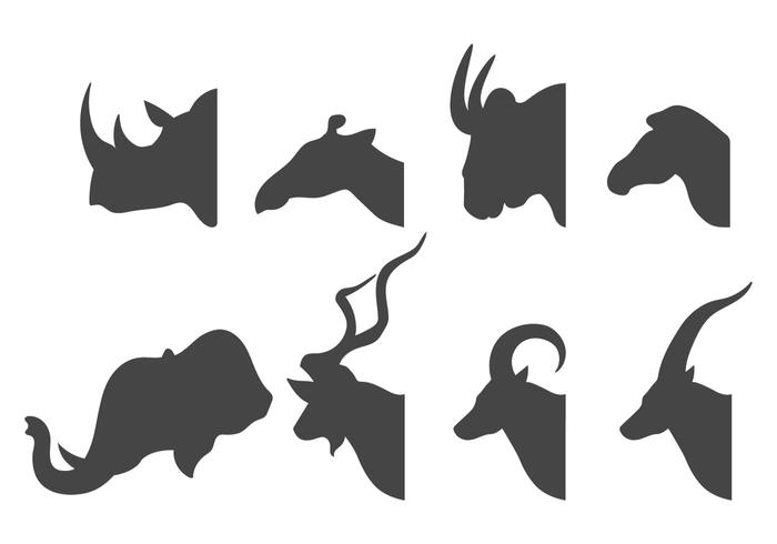 Animal Head Silhouette 700x490 Animal Head Silhouette