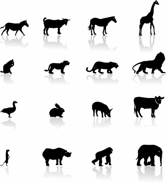 549x600 Animals Icons Free Vector In Adobe Illustrator