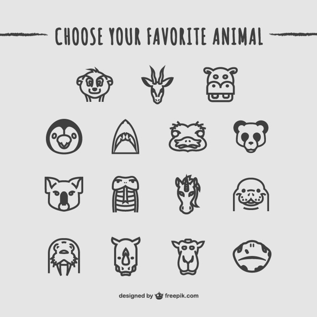 626x626 Animals Icons Pack Vector Free Download