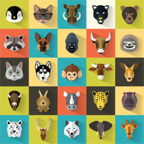 500x500 Animal Icon Set