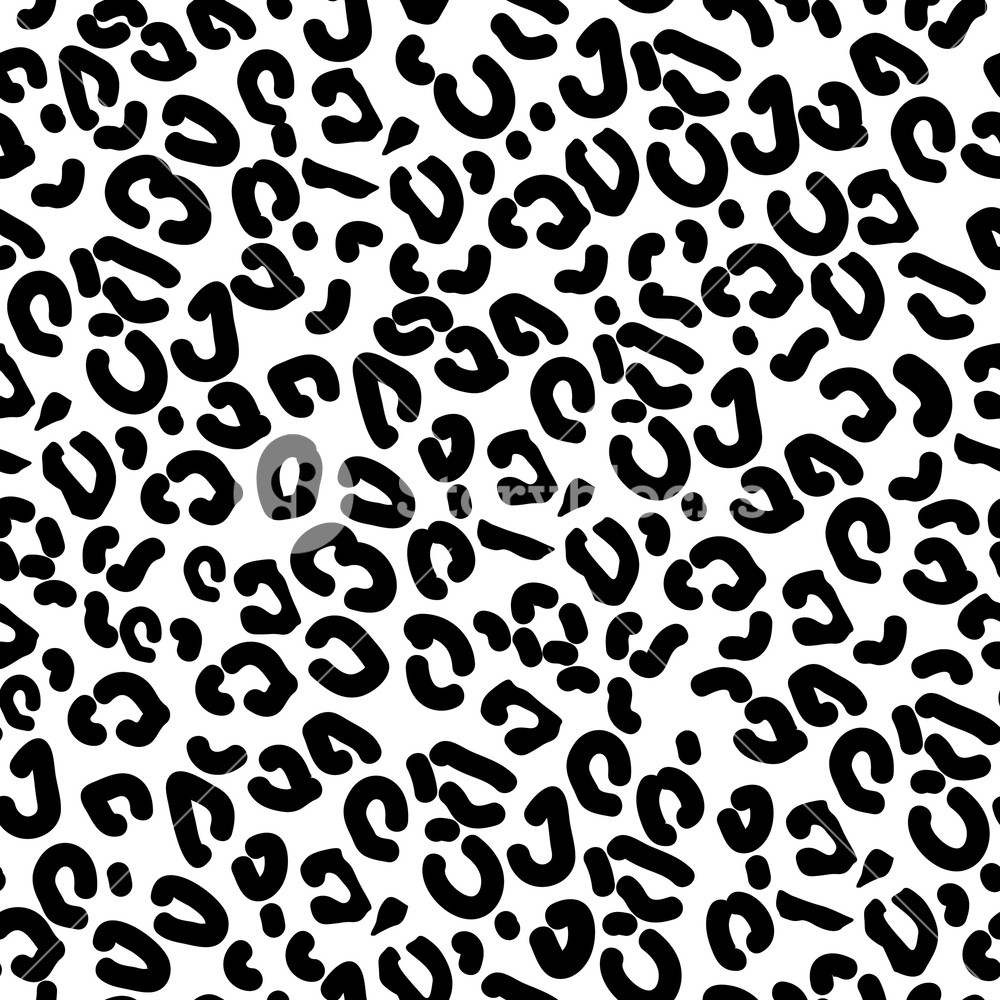 Leopard Seamless Pattern Animal Print Vector Background 1000x1000 Leopard Seamless Pattern Animal Print Vector Background