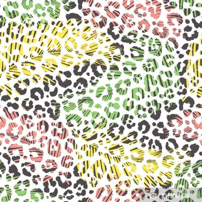 700x700 Fashionable Seamless Palm Leaves Pattern Background Colorful