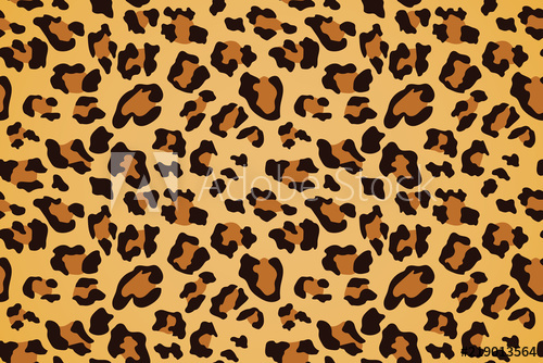 500x334 Leopard Seamless Pattern Animal Print Vector Background