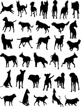 277x368 Vector Zoo Animal Silhouettes Free Vector Download