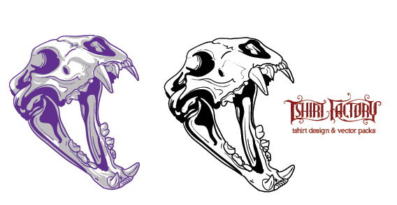 568x294 Free Download Of Animal Skull Vector Graphic