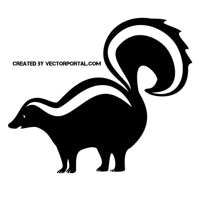 660x660 Skunk Animal Vector