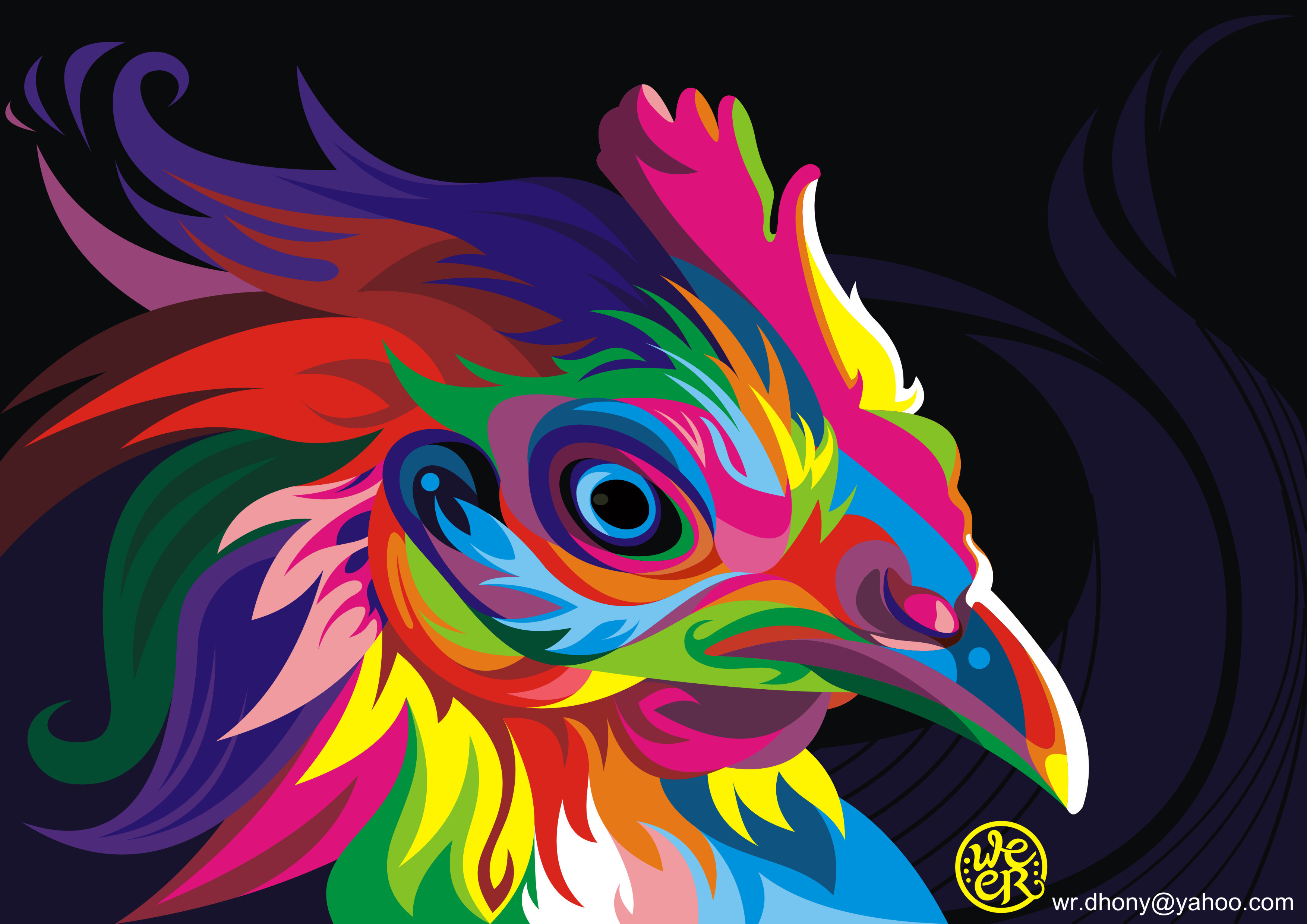 3507x2480 Colorful Vector Animals