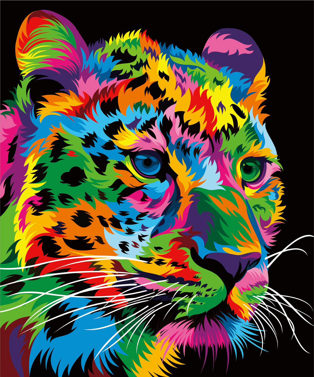1200x1440 Colorful Animal Vector Illustration On Behance