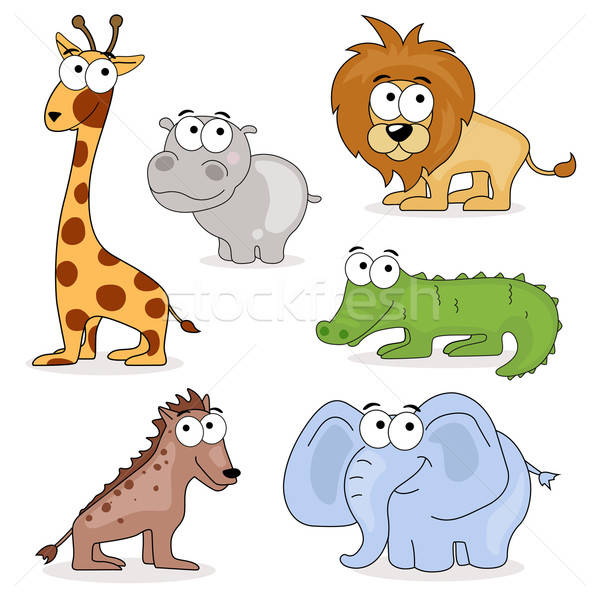 600x600 Vector African Animals Vector Illustration Ramona Kaulitzki