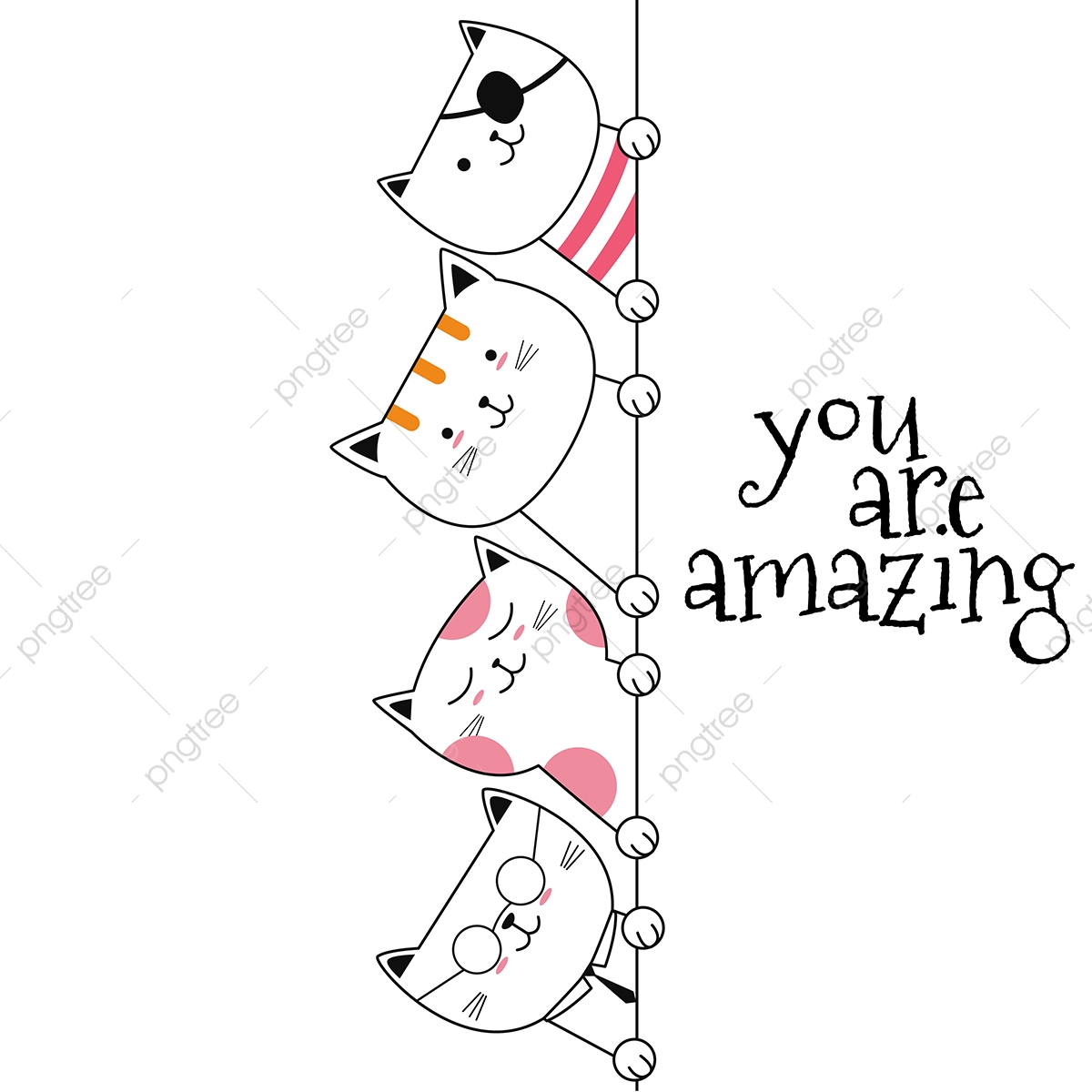 1200x1200 Animal Cat Cartoon Hand Drawn Style, Cat, Illustration Png