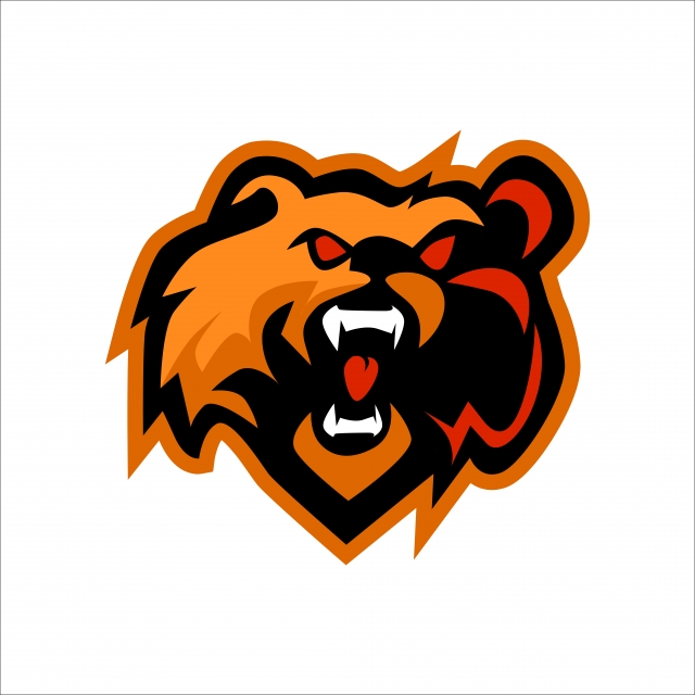 640x640 Angry Bear Esports Logo, Animal, Logo, Mascot Png And Vector