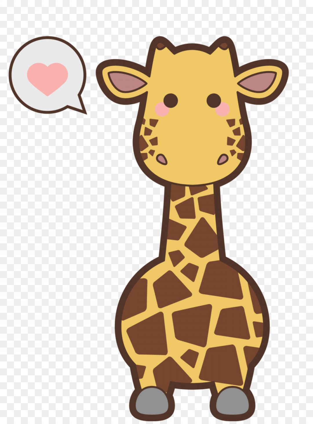 1080x1464 Png Safari Animal Kavaii Icon Creative Hand Painted Gi Geekchicpro