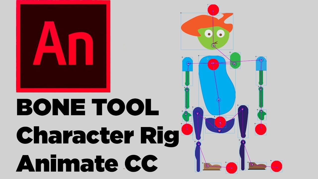 1280x720 Bone Tool Animate Cc Character Rigging Tutorial