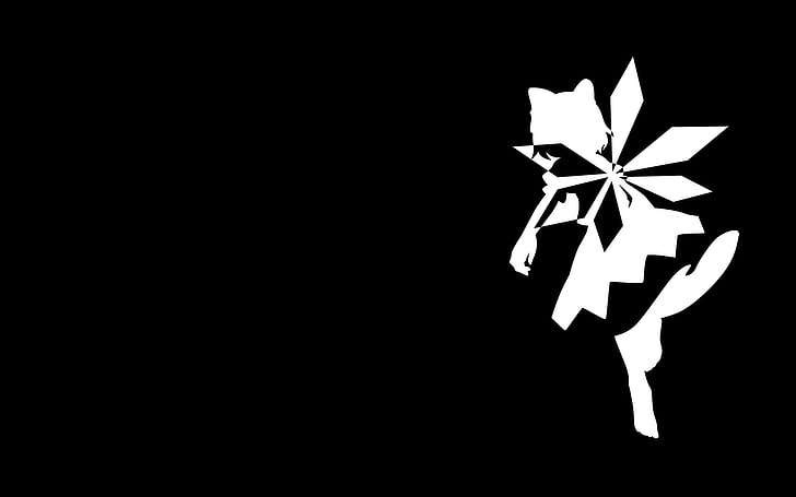 728x455 Hd Wallpaper Touhou, Cirno, Anime Girls, Dark Background, Vector