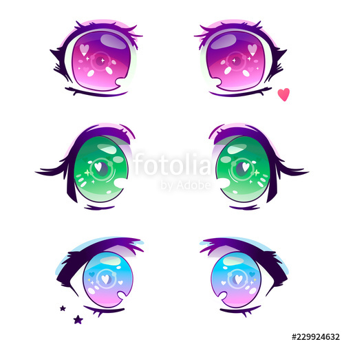 Anime Eyes Vector at Vectorified.com | Collection of Anime Eyes Vector ...