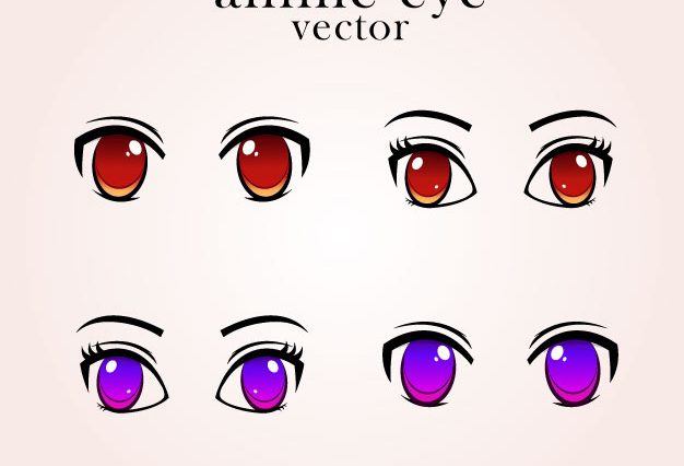 Anime Eyes Vector at Vectorified.com | Collection of Anime Eyes Vector ...