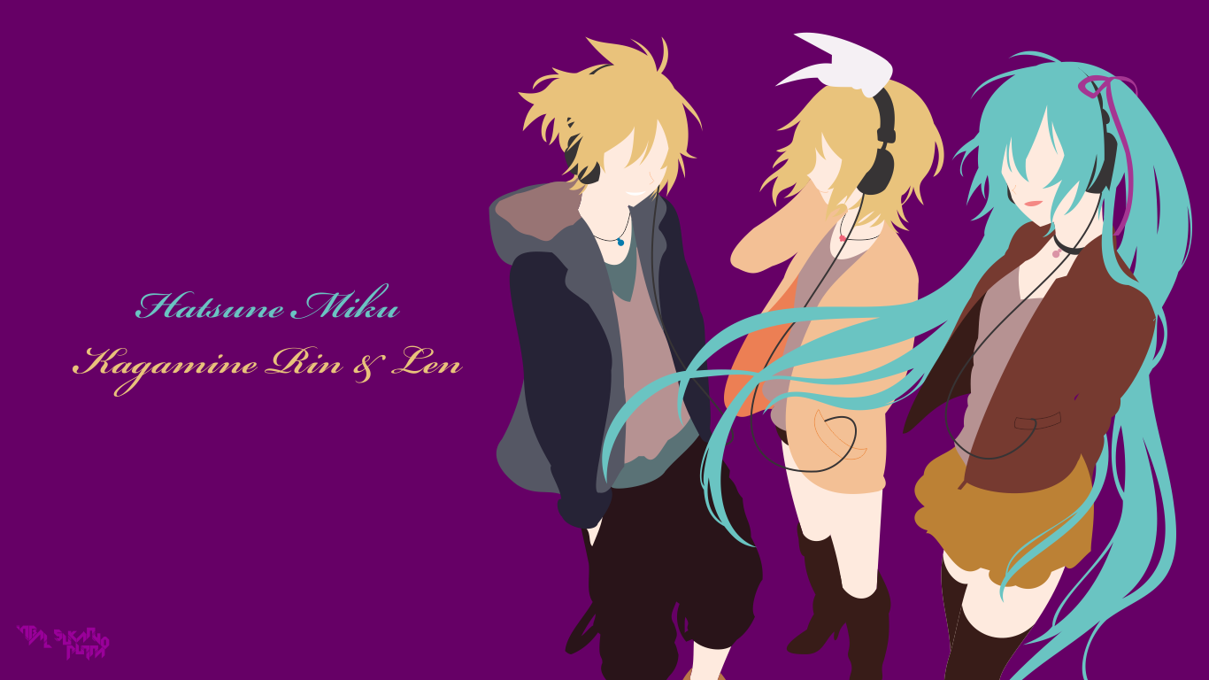 1366x768 Anime Vector