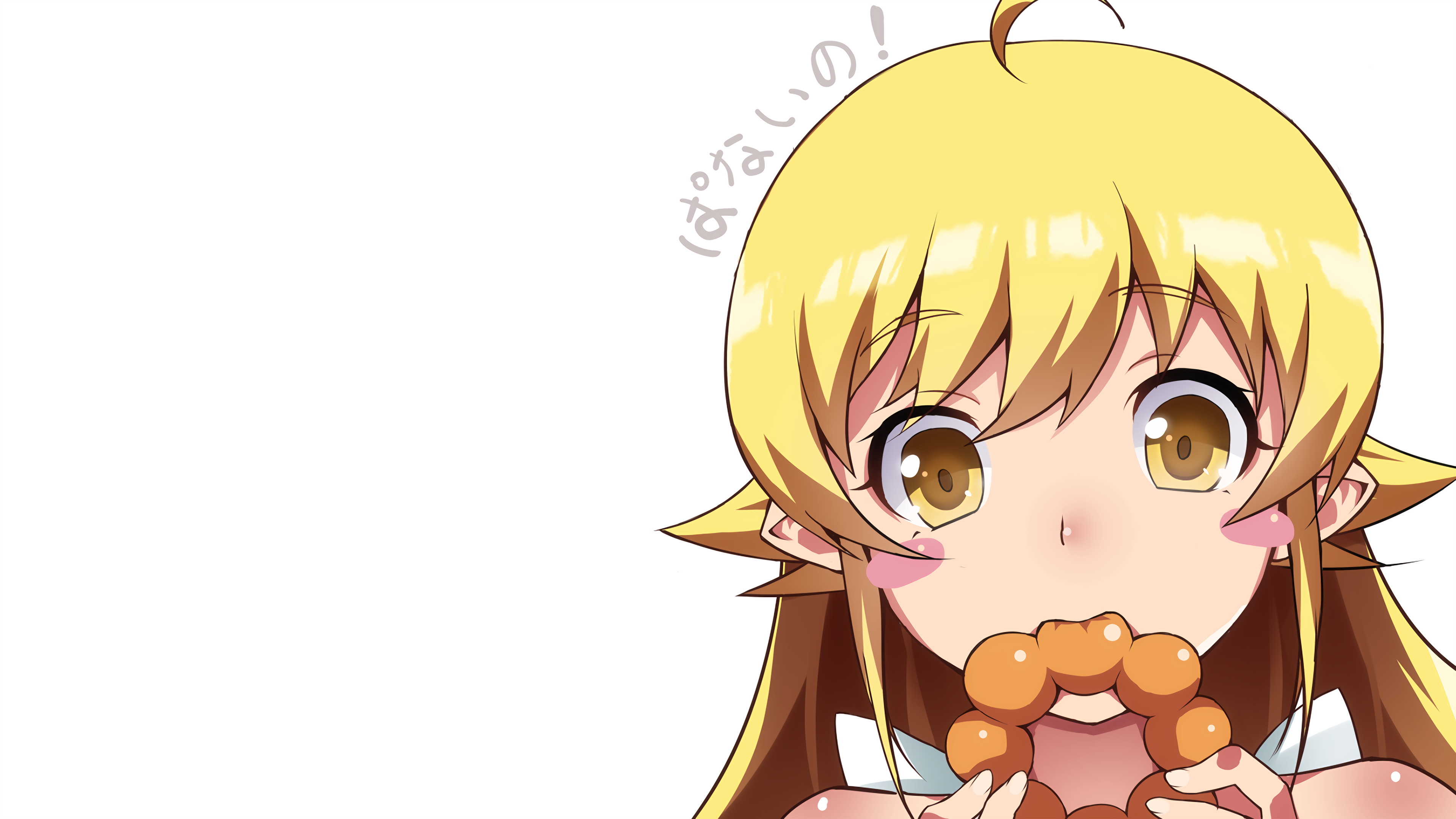 3840x2160 Anime Anime Girls Oshino Shinobu Long Hair