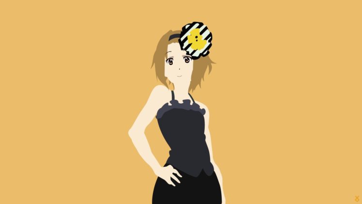 K On!, Tainaka Ritsu, Minimalism, Vector Art, Vectors, Anime 748x421 K On!, Tainaka Ritsu, Minimalism, Vector Art, Vectors, Anime