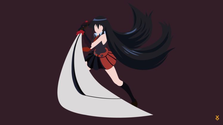 Akame Ga Kill!, Akame, Minimalism, Vector Art, Vectors, Anime 748x421 Akame Ga Kill!, Akame, Minimalism, Vector Art, Vectors, Anime