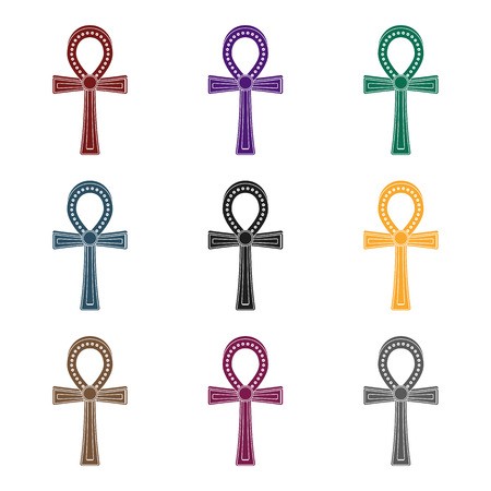 450x450 Ankh Icon In Black Style Isolated On White Background Ancient