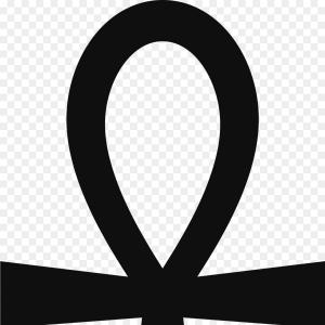 300x300 Linear Ankh Icon From Africa Outline Collection Thin Line Ankh