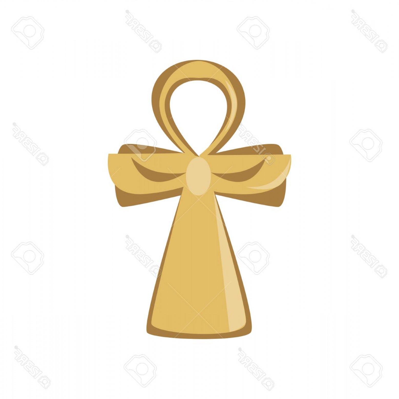 1558x1560 Photostock Vector Ankh Cross Religious Sign Of The Ancient Egypt