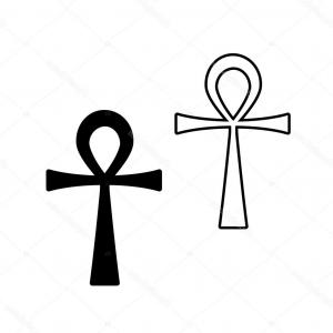 300x300 Stock Illustration Egyptian Cross Ankh Symbol Vector Geekchicpro