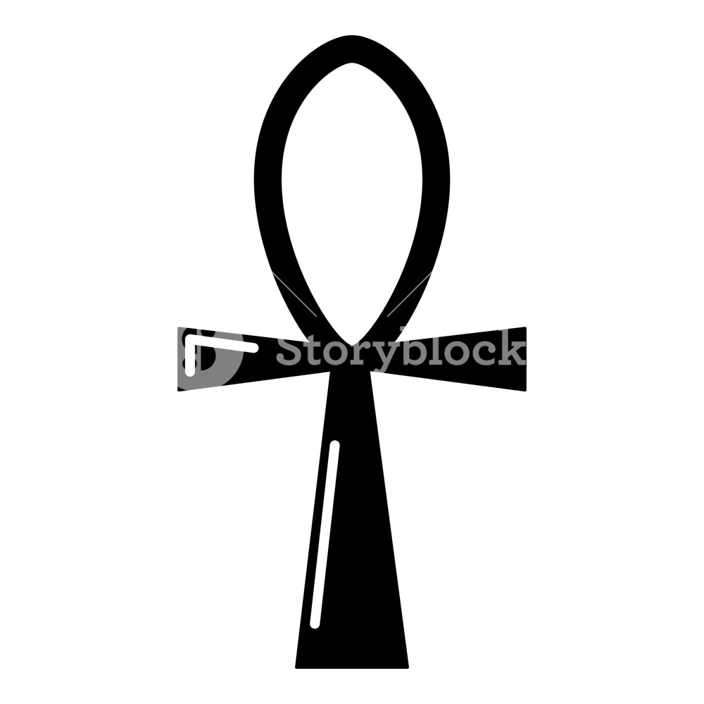 1000x1000 Ancient Egyptian Cross Ankh Icon Simple Illustration Of Ancient
