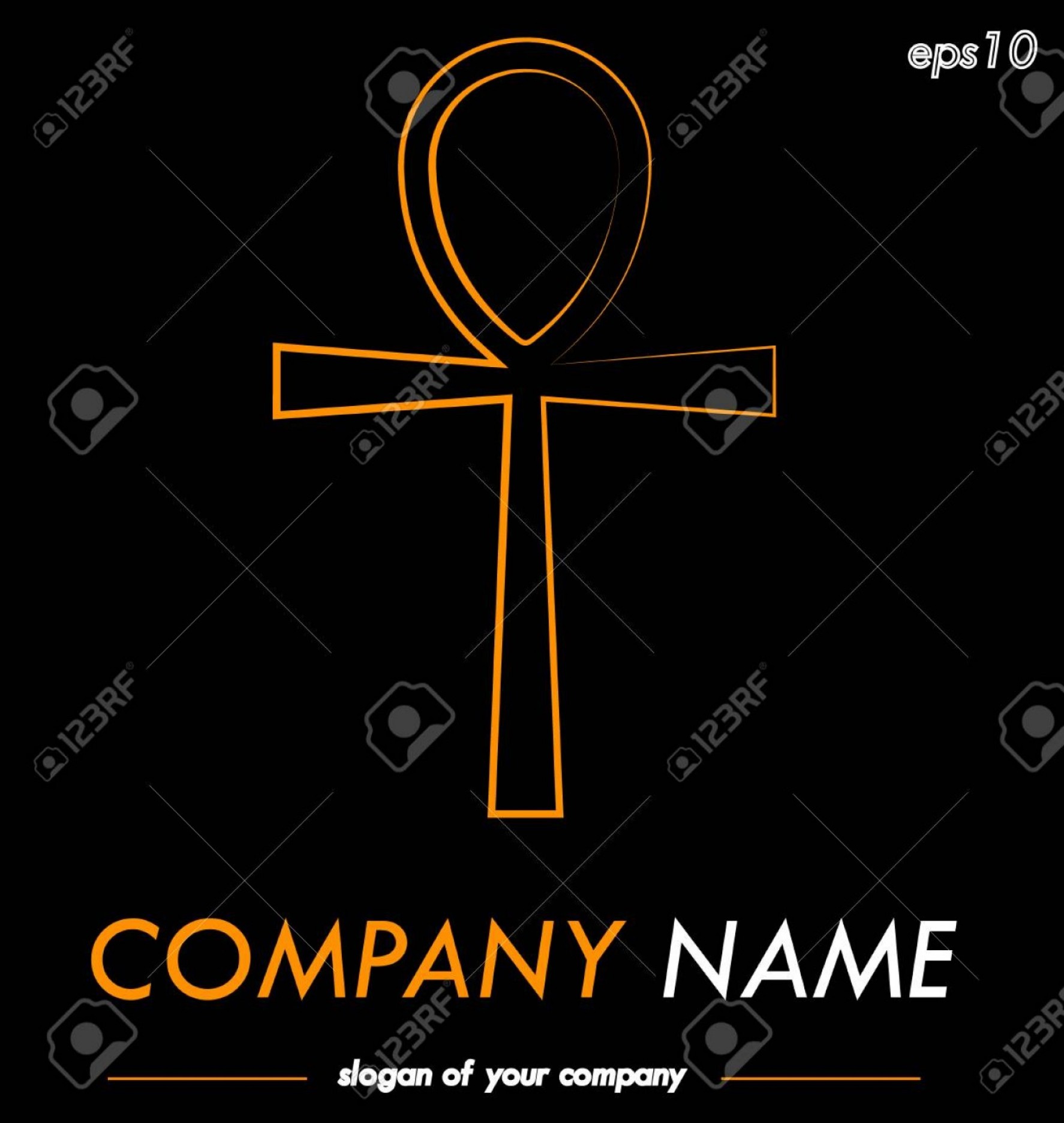1774x1872 Photostock Vector Ankh Cross Vector Logo Template For Businesses