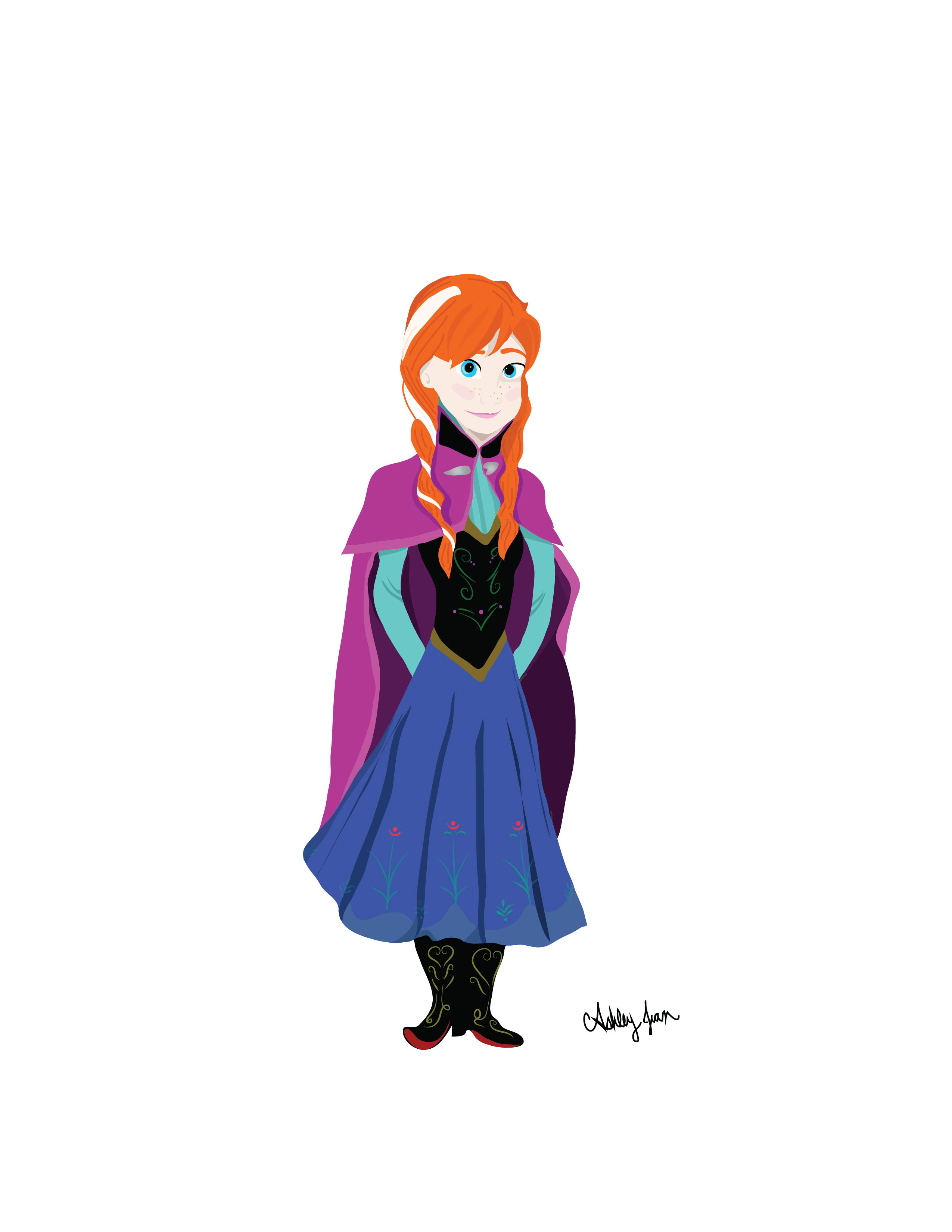 Anna Frozen Vector at Vectorified.com | Collection of Anna Frozen ...