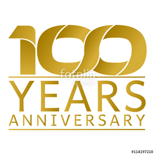 500x500 Simple Gold Anniversary Logo Vector Year Stock Image