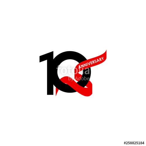 Anniversary Ribbon Vector