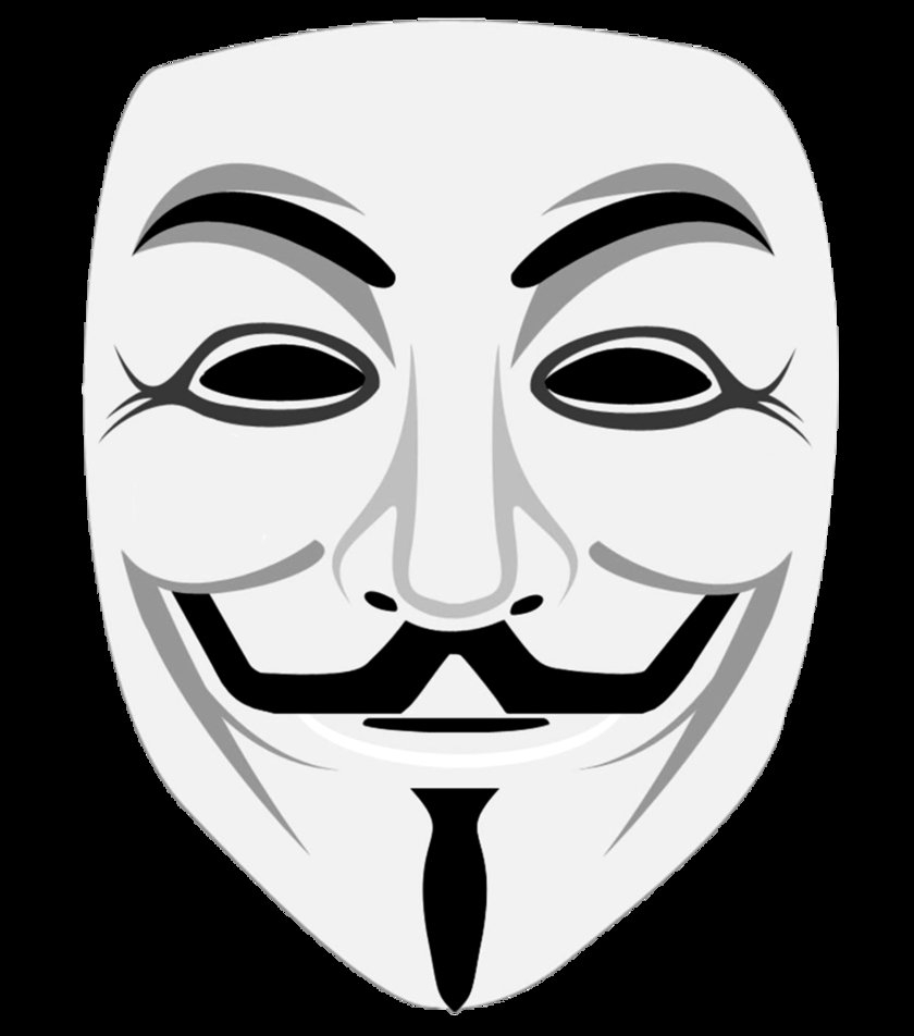 840x952 Anonymous Mask Clipart