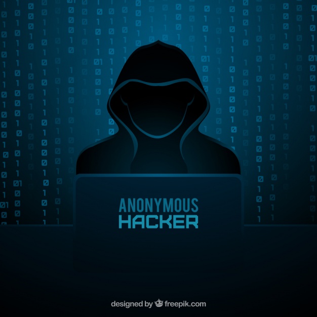 626x626 Anonymous Hacker Concept With Flat Design Vector Free Download