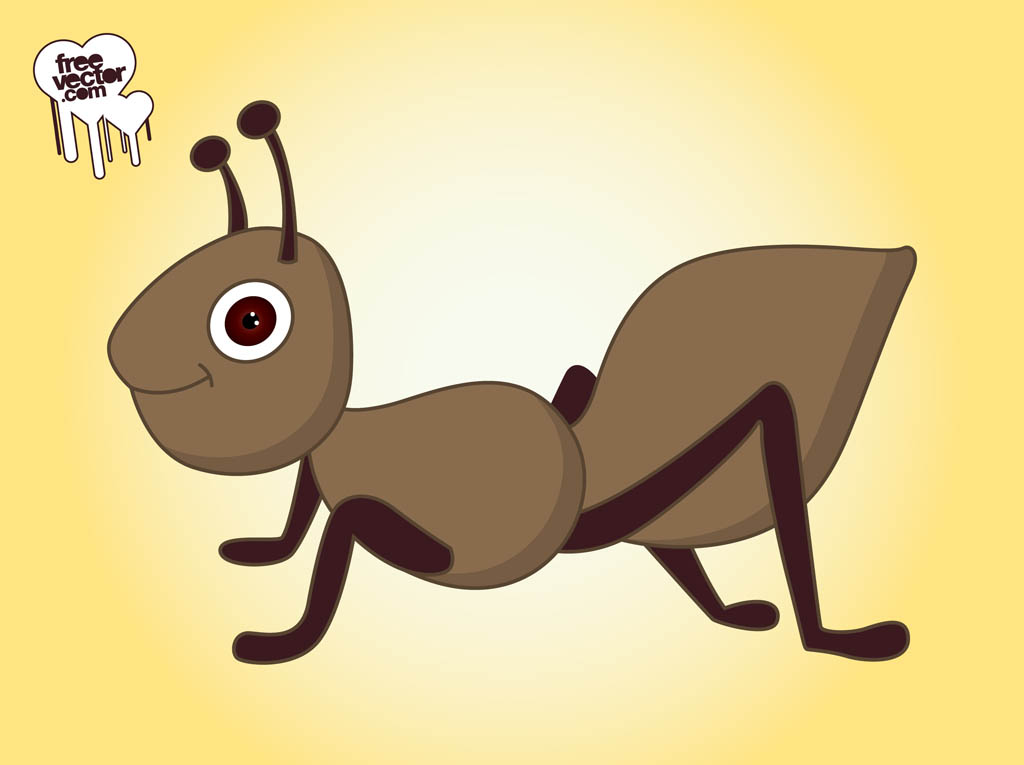 Cartoon Ant Vector Art Graphics 1024x765 Cartoon Ant Vector Art Graphics