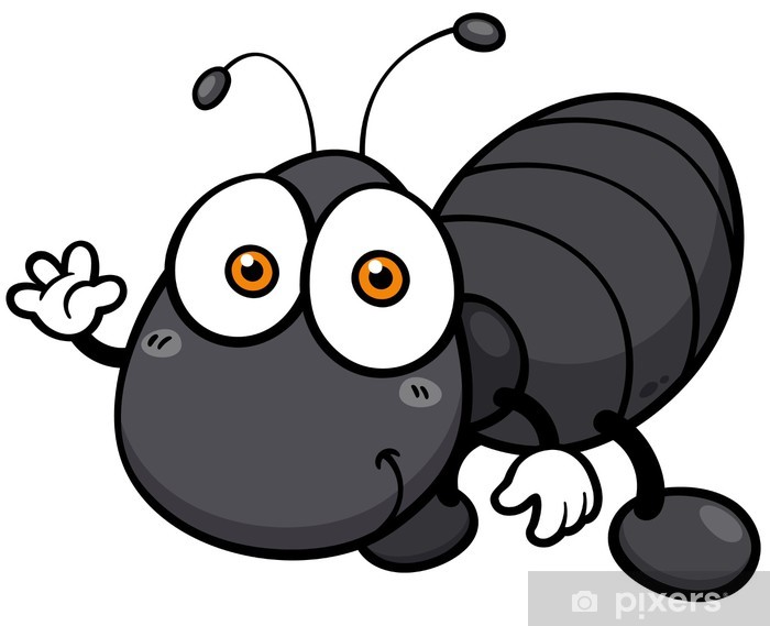 Vector Illustration Of Ant Cartoon Sticker We Live 700x569 Vector Illustration Of Ant Cartoon Sticker We Live