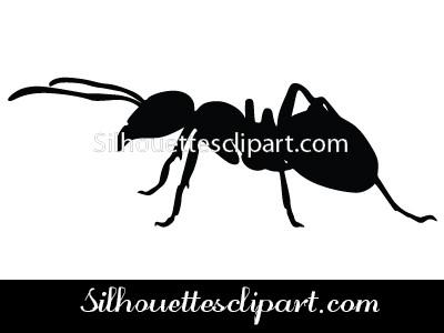 400x300 Ant Silhouette Vector Silhouettes Vector