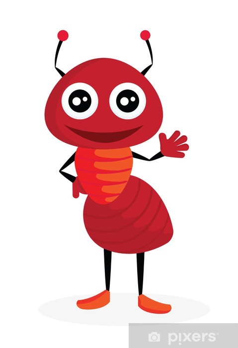 479x700 Ant Vector Illustration Wall Mural