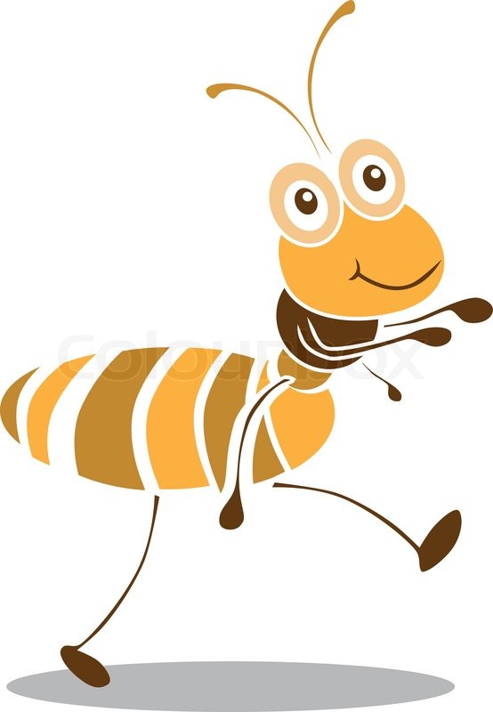 554x800 Very Cute Ant Cartoon Vector Stock Vector Colourbox