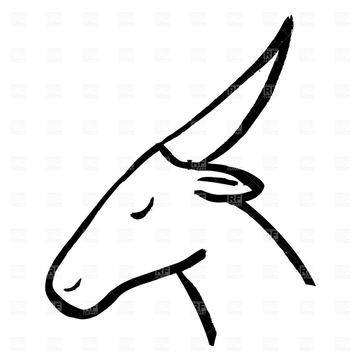 1200x1200 Antelope Head Vector Image Of Plants And Animals Piekno