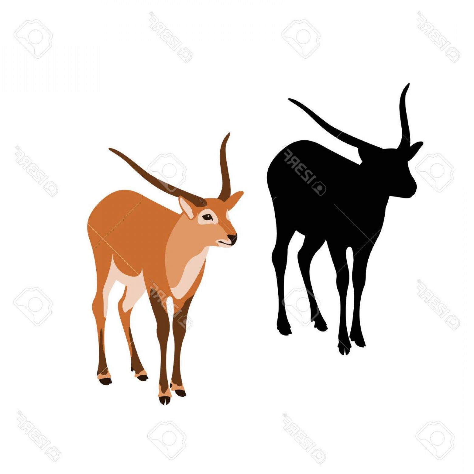 1560x1560 Antelope Vector Black Geekchicpro