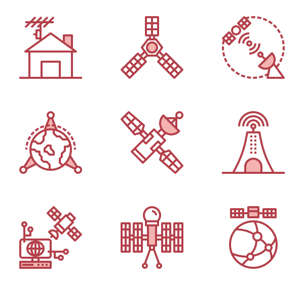 600x564 Antenna Icons